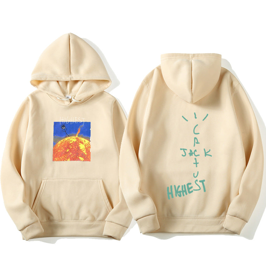 Hoodie print sun - The INfinity Hub