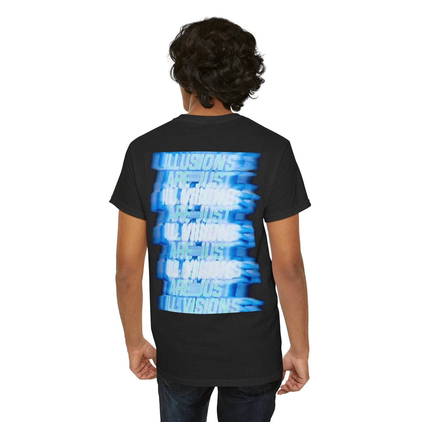 Illusion back graphic tee