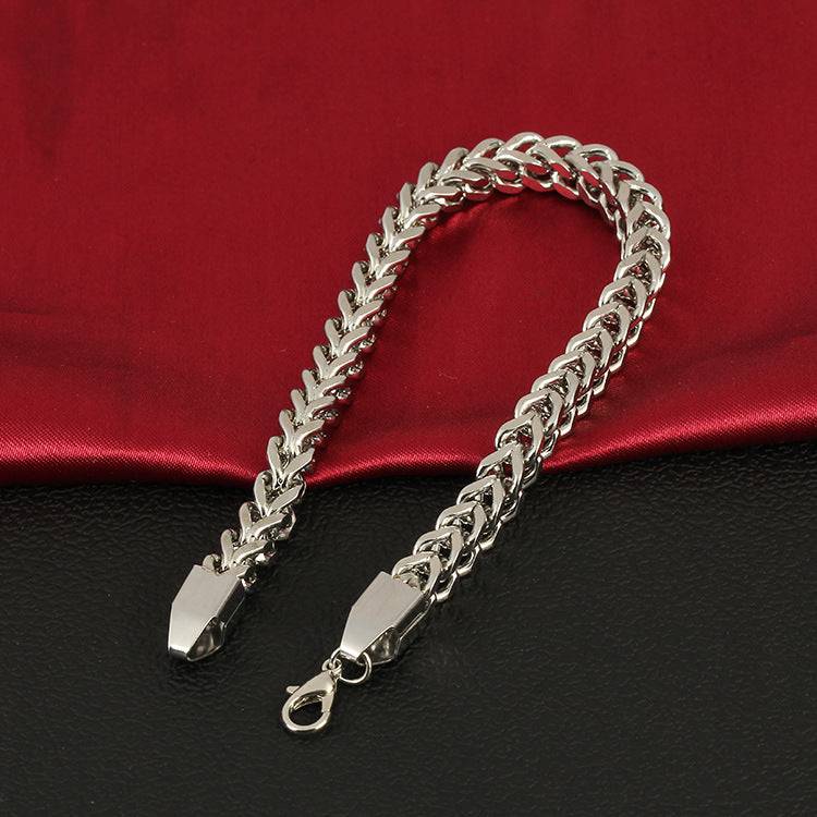 Braided bracelet stainless steel exquisite titanium steel jewelry