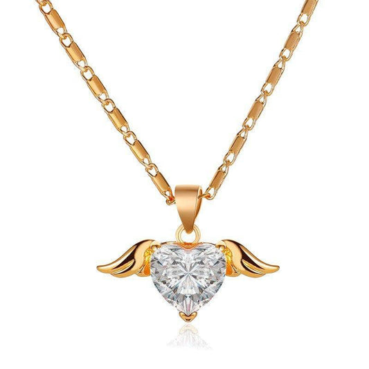 Heart Wings Necklace For Women