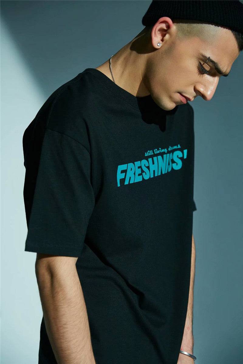 Freshniss back print t shirt