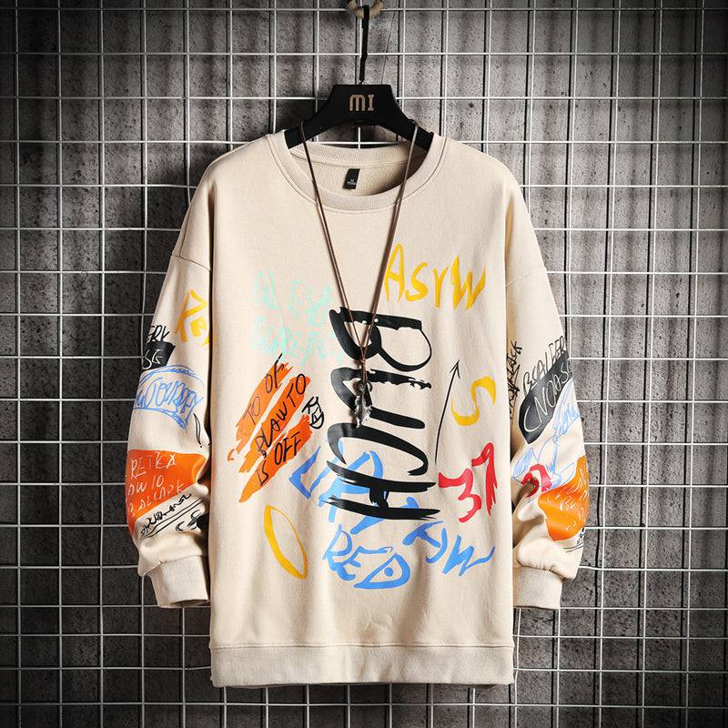 Graphic modern men sweatshirt