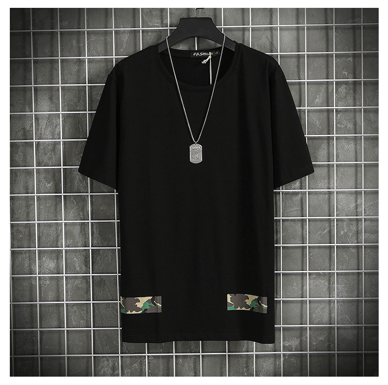 Loose round neck T-shirt