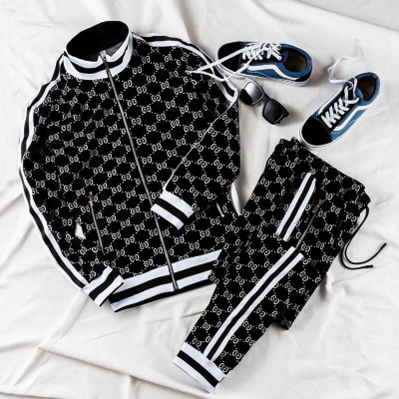 Plaid sports suit two pieces