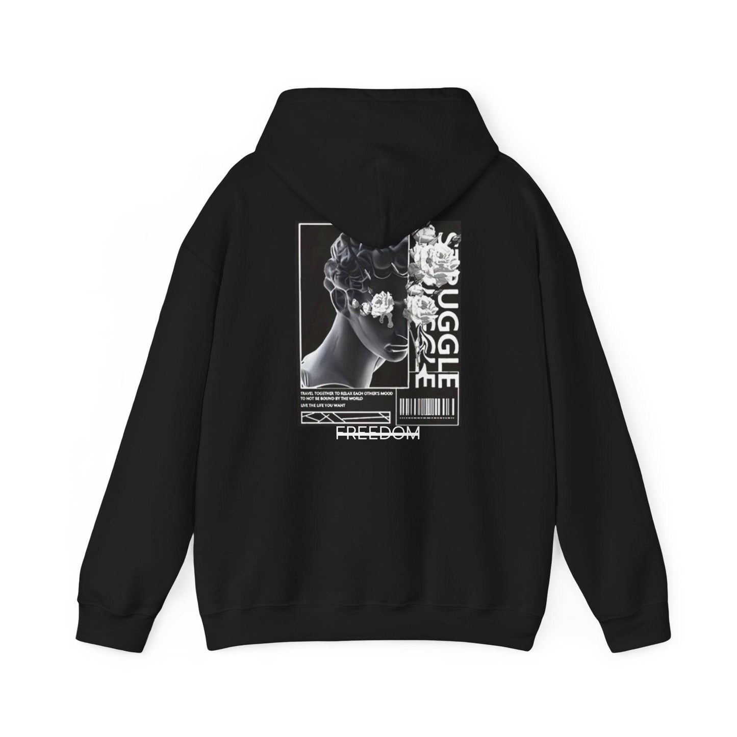 Statue flower freedom hoodie