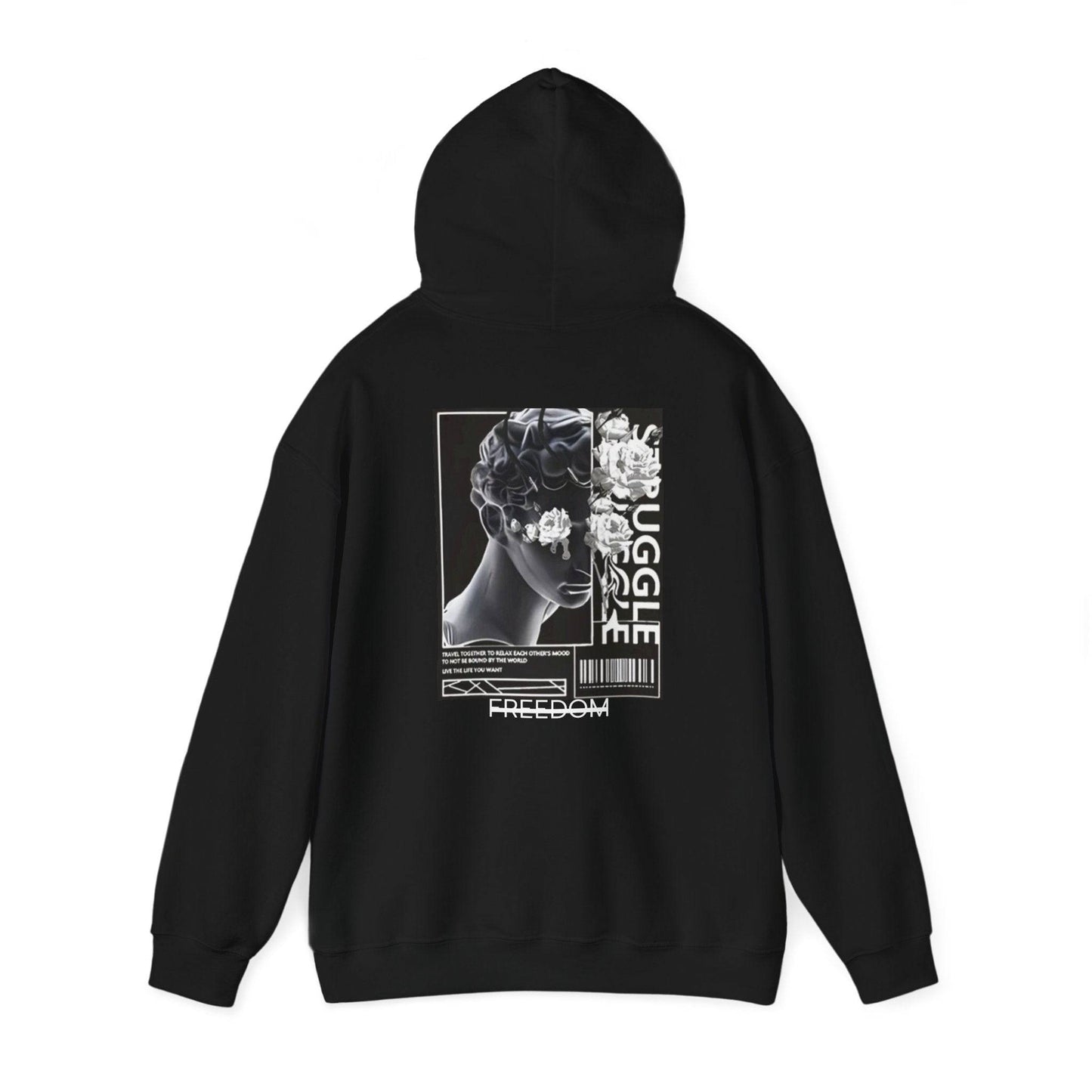 Statue flower freedom hoodie