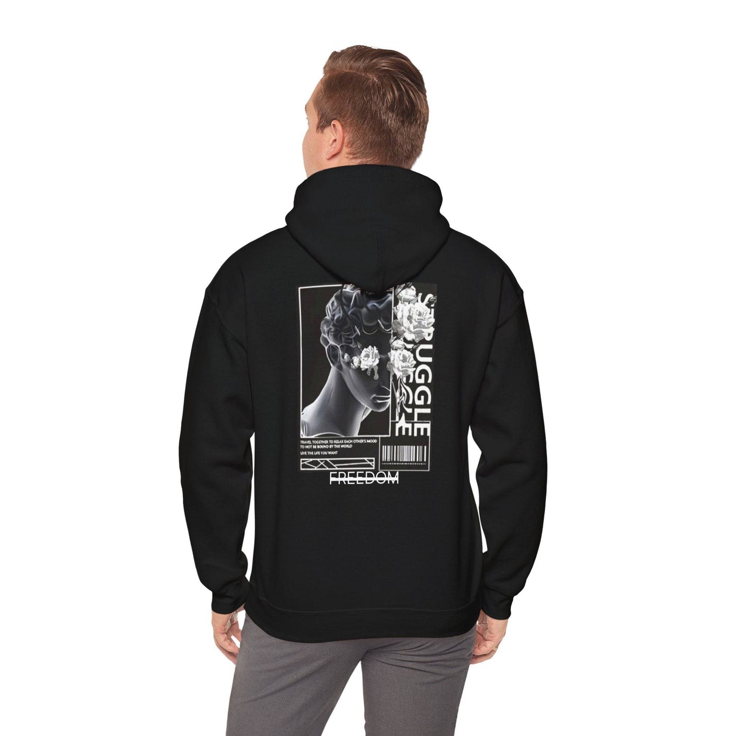 Statue flower freedom hoodie