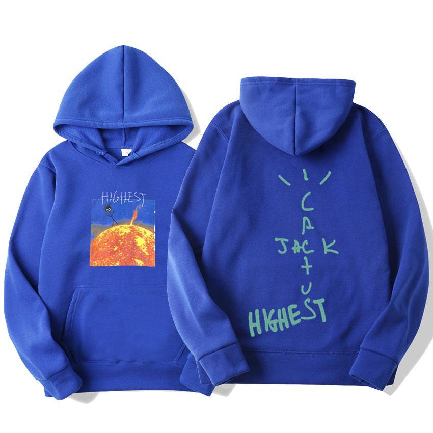 Hoodie print sun