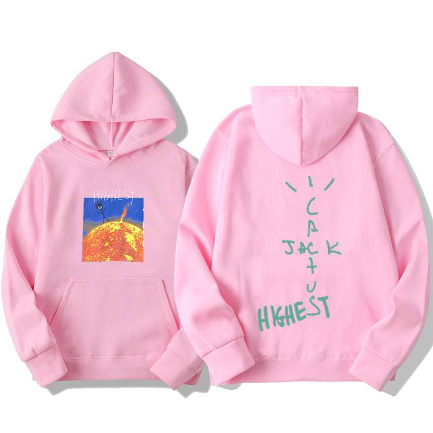 Hoodie print sun